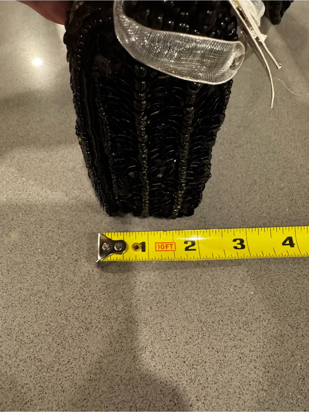 Viral TJMaxx Black Beaded Champagne Bag - Picture 4 of 4